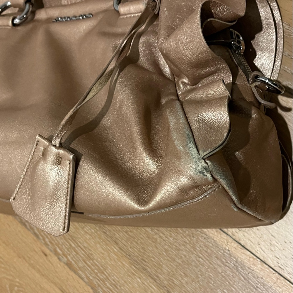 Prada Women's Tan Leather top handle bag used - Picture 9 of 12